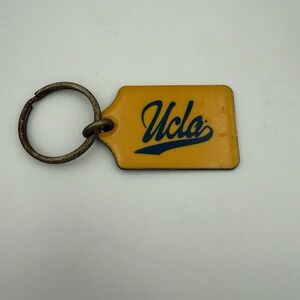 Vintage UCLA Logo Keychain College Metal Enamel Key‎ fob